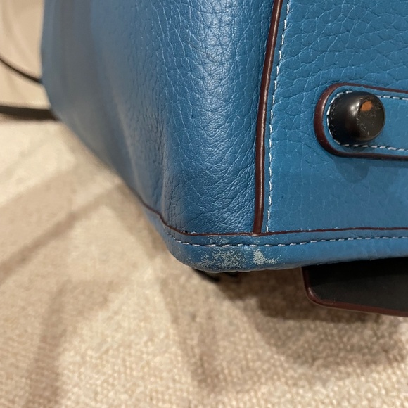 !!!SOLD!!! COACH x NASA 1941 Space Patches Rogue Purse Tote Blue Cosmic - Picture 10 of 16